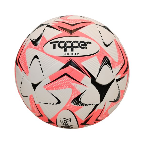 Bola-Futsal-Branco-e-Rosa-Claro-Society-|-Topper-Tamanho--UN---Cor--BRANCO-0